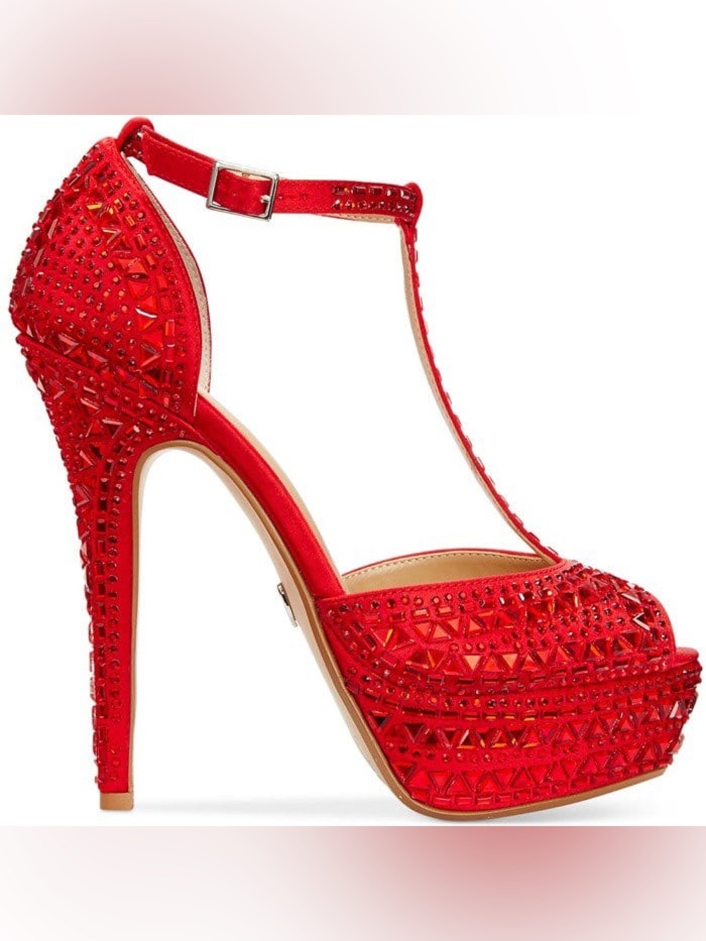🔥Red Thalia Sodi ‘Flor’ Embellished Platform Dress Sandals🔥Brand New no Box🔥